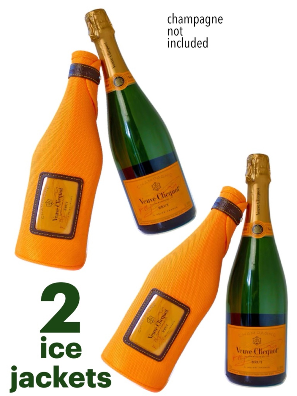 SALE✨(2/$35) 🆕 Veuve Cliquot Neoprene Champagne Bottle Sleeve; insulated